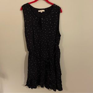 Loft Plus Size 24 Navy Star Tank Dress